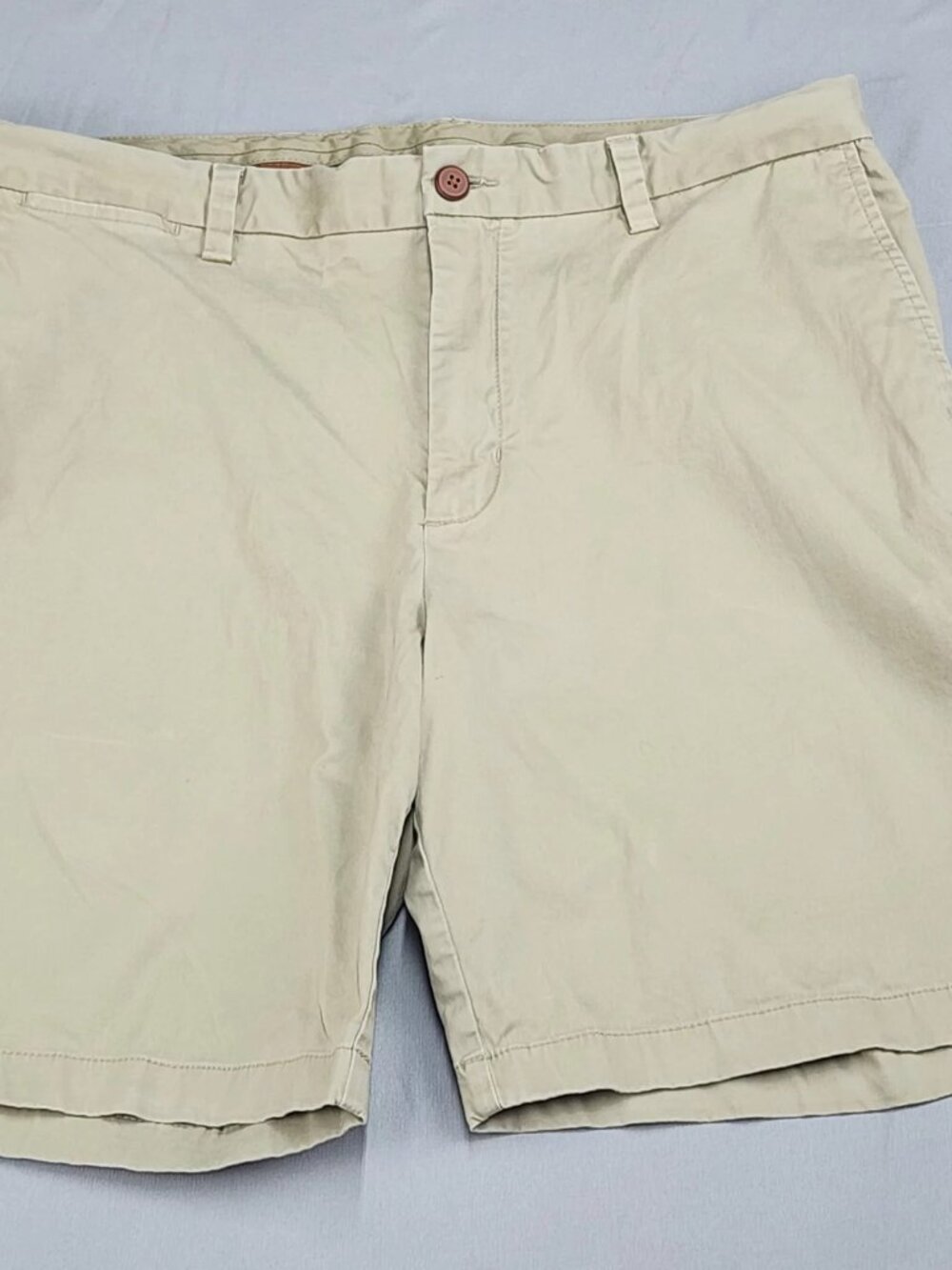 Tommy Bahama Mens Chino Shorts Size 38 Khaki Beige Stretch Cotton 8.5 Inseam